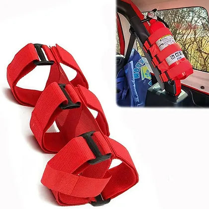Roll bar extinguisher holder - RED