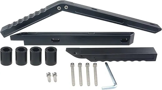 JK CNC Armor Rear Grab Handle - Black (Pack of 2)