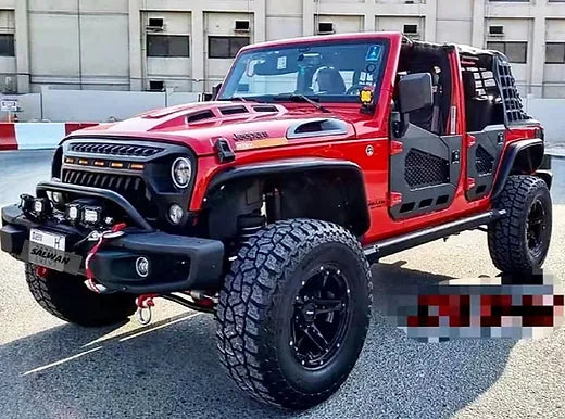 JK Longhorn Armor Half Door (Front, Mirror excl)