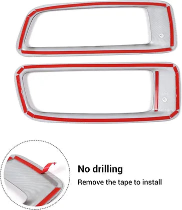 JL/ JT Bonnet Vent Cover Trim (Carbon Fibre Texture)