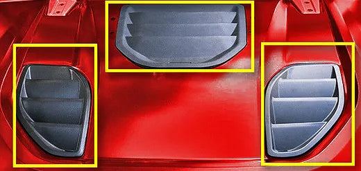 Trailcat Bonnet Vents Covers (3pcs)