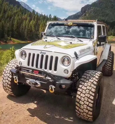 JK/JL Avenger Aluminum Fender Flare - Black powder coated