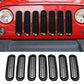 JK Front Grille Honeycomb Cover Insert Mesh w/o lock hole