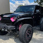 JL Longhorn Aluminum Front Fender Flares with Lights