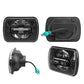 5x7inch Kingkong Square Headlight DOT Black - Pair
