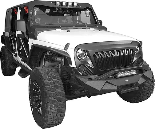 JK AL Windshield Frame Cover Roof Sun Visor Cowl Body Armor