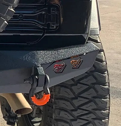 JL Longhorn MAX-WD Rear Bumper w/ LED+D-Ring+ Number Plate Holder