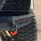 JK Longhorn MAX-WD Rear Bumper w/ LED+D-Ring+ Number Plate Holder