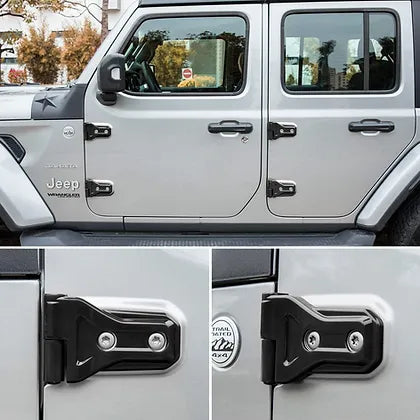 JL Side Door Hinge Cover Trim - Black