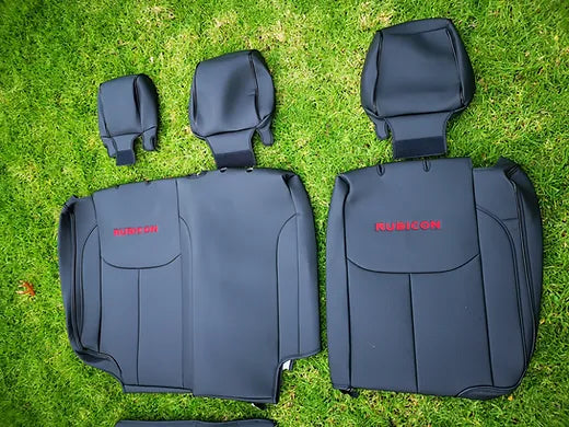 Jeep Wrangler 4-Door Seats Cover (Front & Rear Genuine Leather)