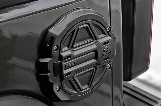GEEA® Design JL Fuel Cap Cover - Black Aluminum Alloy