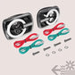 Bronco Style 90W 5X7" LED Headlight DOT Black - Pair