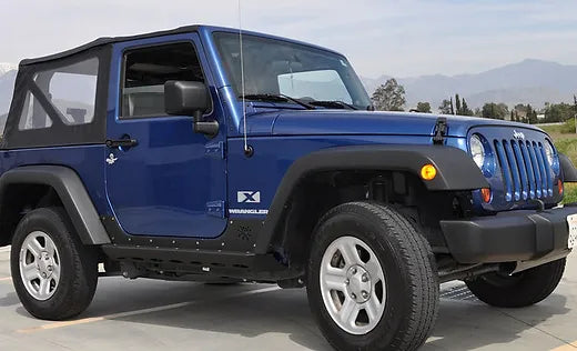 Poison Spyder 2-door Steel Rock Slider w/ Body Armor