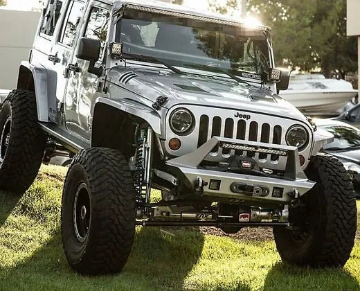 JK/JL Avenger Aluminum Fender Flare - Black powder coated