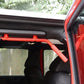 JK Wild Boar Rear Grab Handles -Steel red