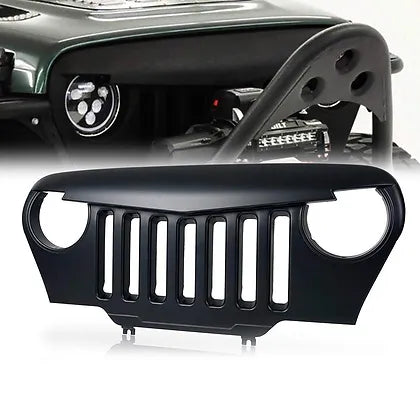 TJ Angy Bird Grille - Matte Black