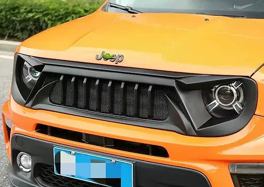 Jeep Renegade Angry Bird Style Grill for 2016-18 (Matte Black)