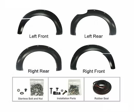 Ford Ranger T6 Wheel Arches/ Fender Flares w/ Stud