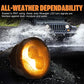 Hi-bright Front Grill indicator - Smoke Lens