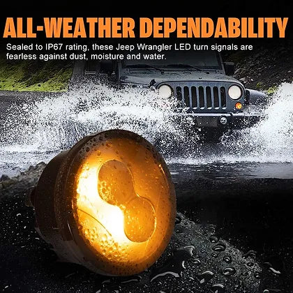 Hi-bright Front Grill indicator - Smoke Lens