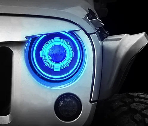 7" RGB Demon Eye HID Projector Headlight