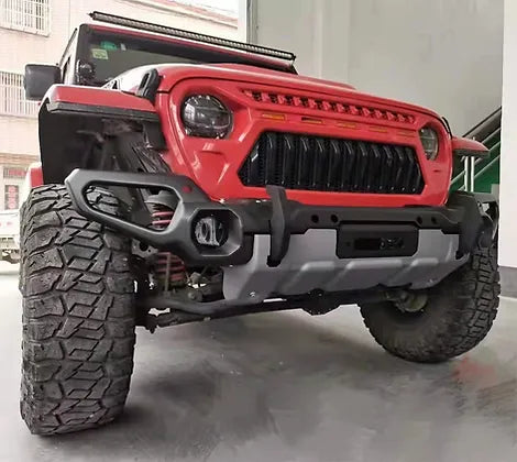 JK Venator Steel Front Bumper with Override Bar