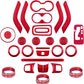 JK 28pcs RED Interior Decoration Trim Kit 2011-2018