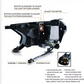 VLAND Ford Ranger Triple LED Projectors Headlights 2015-on