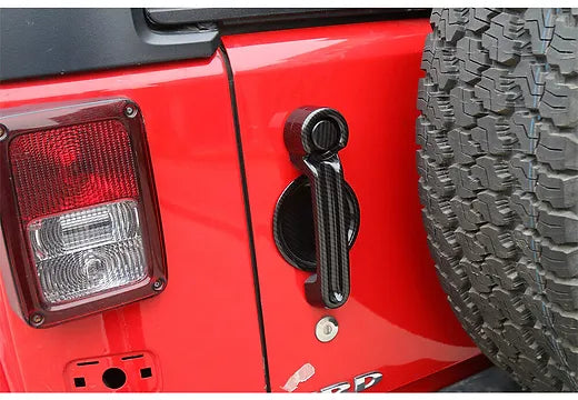 JK Door Handle Bowl Trim - Carbon Fibre Texture