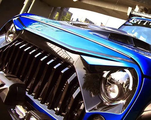 Monster Matte Black Grill with Metal Mesh