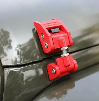 JK/JL Aluminum Hood Latches - RED