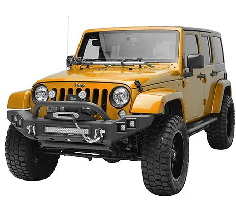 Paramount JK Full Width LED Light Style Front Bumper