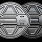 GEEA® Design JK Fuel Cap Cover - Black Aluminum Alloy