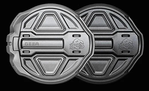 GEEA® Design JK Fuel Cap Cover - Black Aluminum Alloy