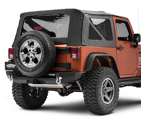 JL Longhorn MAX-HD Rear Bumper w/ LED+D-Ring