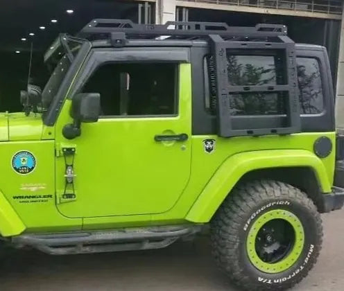 JK/JL 2Door Aluminum Roof Rack w/ Ladder Roof Luggage