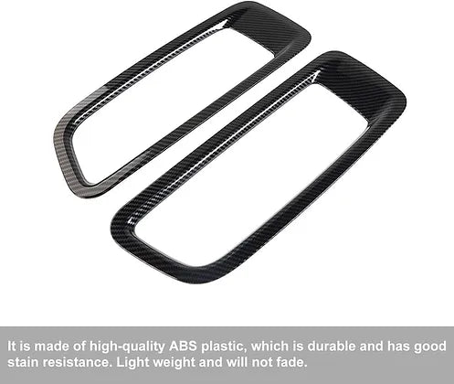 JL/ JT Bonnet Vent Cover Trim (Carbon Fibre Texture)
