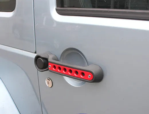 RED Alumimium Door Handle Trim Cover - 5pc