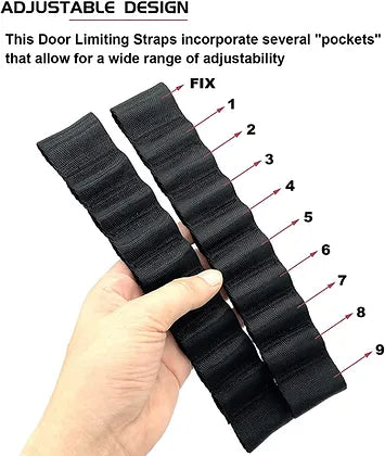 Door Strap Limiting Check Strap - 2pcs