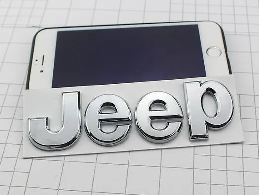 Jeep Metal Logo (Chrome)