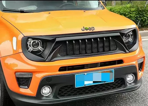 Jeep Renegade Angry Bird Style Grill for 2016-18 (Matte Black)