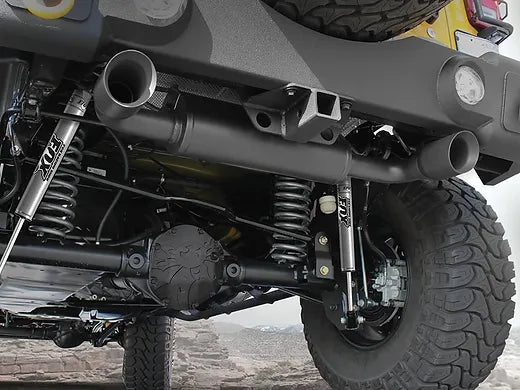 JK/JL Black Ceramic Coated Dual Exhaust (Stainless Steel)
