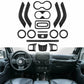JK 18pcs Interior Decoration Trim Kit For 2011-2017 4Dr