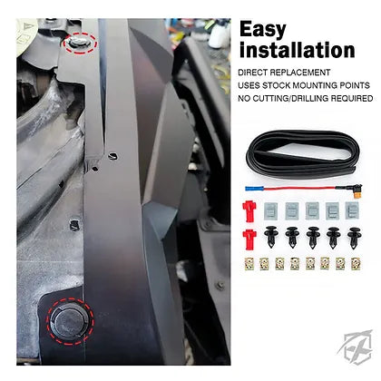 JK Avenger LED Grill (DRL+Indicator)