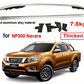 Nissan Navara Screw-on Roof Racks - Aluminium