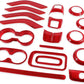 JK 28pcs RED Interior Decoration Trim Kit 2011-2018