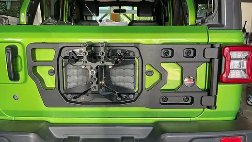 JL Heavy-Duty Hinged Spare Tire Carrier & Tire Mount Kit
