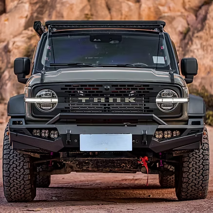 Tank300 TQ Predator Front Steel Bumper include LED lights