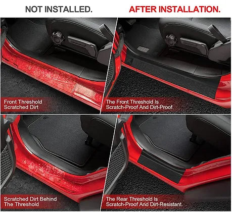 JL/JT Rubber Door Entry Guards for 4-door
