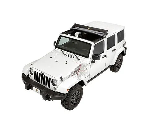 Half Soft Top Sunroof - 07-18 Wrangler JK (Rack included)
